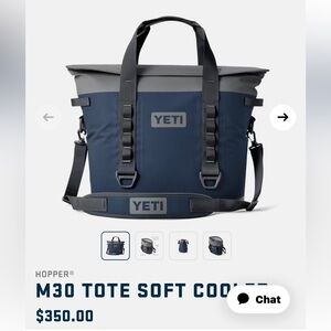 YETI Navy and Gray Duffel Bag